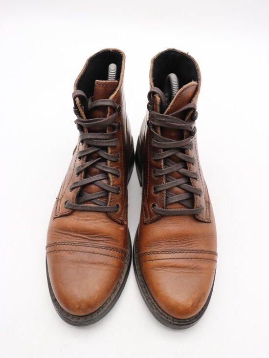 Thursday Boot Company Captain Men\'s Size 7 Brown Leather Lace Up Cap Toe Boots main image 6